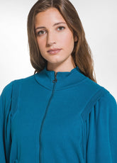 SWEAT-SET AUS ZIP-JACKE UND JOGGINGHOSE IN GRÜN - | DEHA