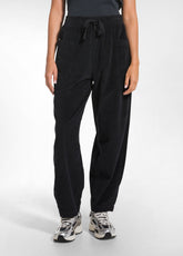 PANTALONE BALLON VELLUTO MILLE RIGHE NERO - BLACK | DEHA