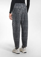 BALLOON TROUSERS WITH ANIMAL PRINT DENIM OTHER - LEOPARD DENIM PRINT | DEHA