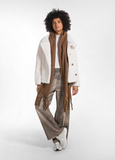 PALAZZO TROUSERS WITH DENIM PRINT OTHER - DENIM EFFECT | DEHA