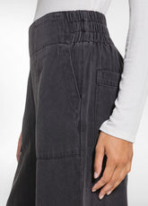 Tencel Denim Work Trousers - Black - ONE MILE FROM THE STUDIO | FW26 | DEHA