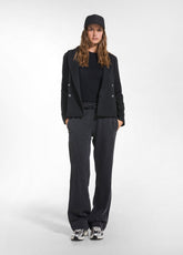 WOMEN'S BLACK TENCEL STRAIGHT LEG DENIM PANTS | DEHA