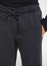WOMEN'S BLACK TENCEL STRAIGHT LEG DENIM PANTS | DEHA