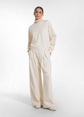 CREWNECK SWEATSHIRT AND WIDE-LEG PANTS SET IN PUNTO MILANO - Comfort Sets & Tracksuits | DEHA
