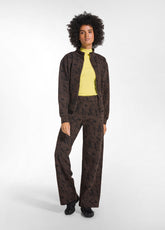 QUILTED-EFFECT STRAIGHT-LEG TROUSERS - MULTICOLOR - Leisurewear | DEHA