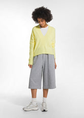 GREY PINSTRIPE BERMUDA SHORTS | DEHA