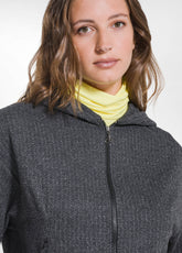 FELPA FULL ZIP JACQUARD SPIGATO E LUREX OTHER - DARK GREY | DEHA