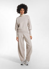 BOAT NECK KNIT TOP AND PUNTO MILANO KNIT TROUSERS SET OTHER - Comfort Sets & Tracksuits | DEHA