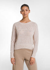 EMBROIDERED LIGHTWEIGHT ALPACA SWEATER - MULTICOLO - ONE MILE FROM THE STUDIO | FW26 | DEHA