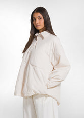 CAMICIA OVERSIZE LEGGERMENTE IMBOTTITA BIANCO - Giacche e Giubbotti | DEHA