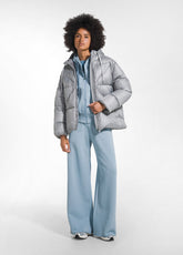 SHORT DOWN JACKET IN GENUINE DOWN - MULTICOLOR - Down jackets | DEHA