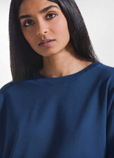 FELPA GIROCOLLO BLU - BLUE NIGHT | DEHA