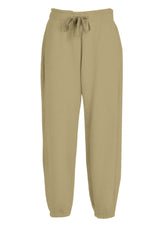 PANTALONE BALLOON IN FELPA DI COTONE BIO MARRONE - Pantaloni | DEHA
