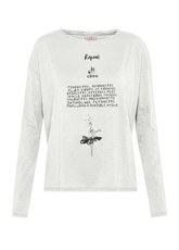 T-SHIRT AMPIA IN JERSEY FIAMMATO BIANCO - MILK WHITE | DEHA