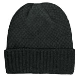 BLACK MERINO WOOL BLEND FADED HAT - Accessories - Outlet | DEHA