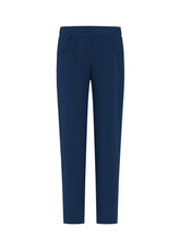 PANTALONI IN COTONE STRETCH BLU - NIGHT BLUE | DEHA