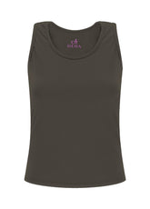 TOP VOGATORE IN JERSEY STRETCH MARRONE - MOKA BROWN | DEHA