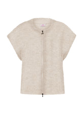 GILET IN BOUCLE' CON ZIP GRIGIO - Archive Sale | DEHA