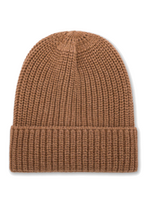 WOOL BLENDED LUREX BEANIE - BROWN - Accessories - Outlet | DEHA