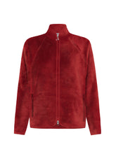 GIACCA DI PILE CON DETTAGLI IN SCUBA ARANCIO - Archive Sale | DEHA