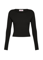 RAYON KNITTED WRAP SWEATER - BLACK - BLACK | DEHA