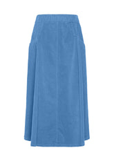 GONNA IN VELLUTO CON PINCES BLU - SKY BLUE | DEHA