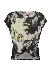 KNOT ALLOVER VISCOSE T-SHIRT - GREY - Tops & sports bras - Outlet | DEHA