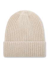 WOOL BLENDED LUREX BEANIE - WHITE - Accessories - Outlet | DEHA