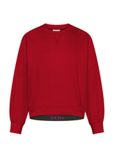 PONTE ROMA CREW-NECK SWEATSHIRT - RED - ONE MILE FROM THE STUDIO | FW26 | DEHA