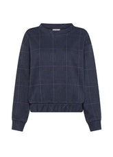 BLUE JACQUARD SWEATSHIRT - Outlet | DEHA
