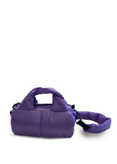 PURPLE NYLON QUILTED SHOULDER BAG - Accessories - Outlet | DEHA