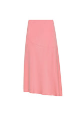 STRETCH-SATIN SKIRT - PINK - CORAL PINK | DEHA