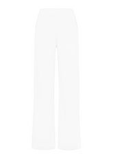 LINEN LYOCELL STRAIGHT PANTS - WHITE - WHITE | DEHA