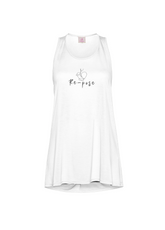 CANOTTA A VOGATORE IN LEGGERA VISCOSA BIANCO - WHITE | DEHA