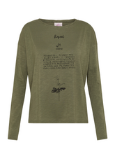 T-SHIRT AMPIA IN JERSEY FIAMMATO VERDE - Top & T-Shirts - Outlet | DEHA
