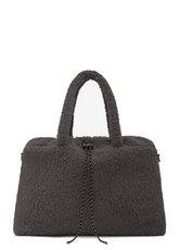 BORSA SHOPPER TEDDY OTHER - DARK BROWN | DEHA