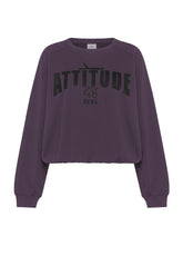 GRAPHIC HEAVY SWEATSHIRT - PURPLE - Archive Sale | DEHA