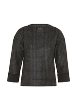 MAGLIA MISTO LANA E SCUBA GRIGIO - Felpe e Maglie - Outlet | DEHA