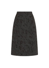QUILTED-EFFECT PLEATED SKIRT - MULTICOLOR - Dresses, skirts and jumpsuits | DEHA