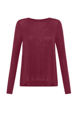 CASHMERE BLEND T-SHIRT - RED - Archive Sale | DEHA