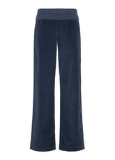 PANTALONE DRITTO IN VELLUTO BLU - NIGHT BLUE | DEHA