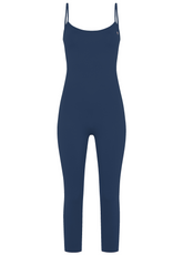 RECYCLED MICROFIBRE BODYSUIT - BLACK - NIGHT BLUE | DEHA