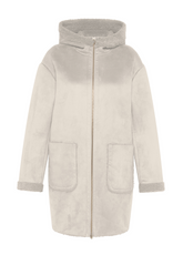 CAPPOTTO IN MONTONE SINTETICO BIANCO - Giacche e Giubbotti - Outlet | DEHA