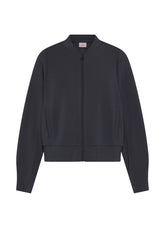 BOMBER FULL ZIP IN MODAL SOFT TOUCH NERO - Felpe e Maglie | DEHA