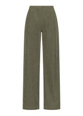PANTALONE IN VELLUTO STRETCH MARRONE - Pantaloni - Outlet | DEHA