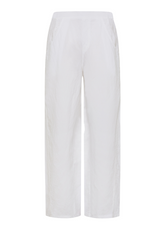 PANTALONE LINO FIAMMATO BIANCO - Pantaloni - Outlet | DEHA