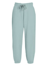 PANTALONE BALLOON IN FELPA DI COTONE BIO BLU - Pantaloni | DEHA