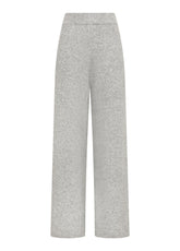 PANTALONE IN MAGLIA LUREX GRIGIO - GREY MELANGE | DEHA