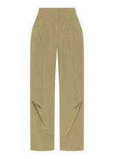 PANTALONE BALLOON VELLUTO MILLE RIGHE MARRONE - Pantaloni | DEHA