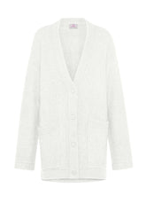 CARDIGAN SOFFICE BIANCO - Archive Sale | DEHA